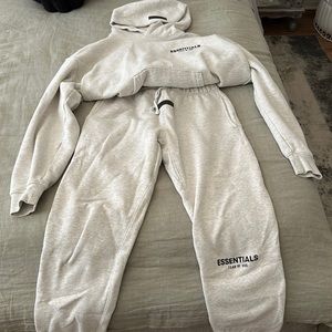 FEAR OF GOD Essentials hoodie and sweatpants